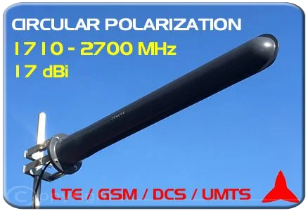 Antena AR1061 1710-2700 MHz Polarizzacion Circular - Protel