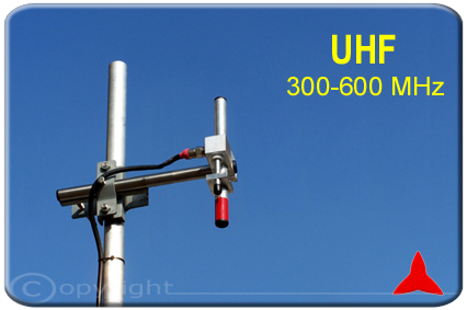 ARDCKM-E-13X antena UHF dipolo Omnidirectional 300-600 MHz Protel